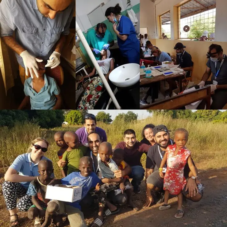Usama Riaz, BDS Dental Surgery graduate, visiting The Gambia and Uganda, as part of the Humanity First project.