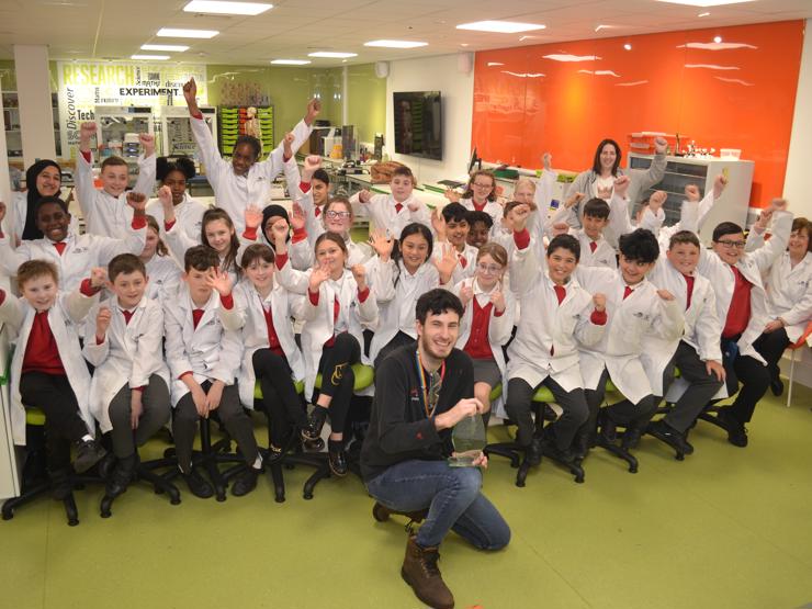 2023 Demonstration competition winner and audience.
