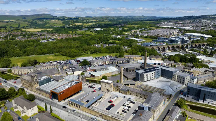 Our University of Central Lancashire Burnley campus.