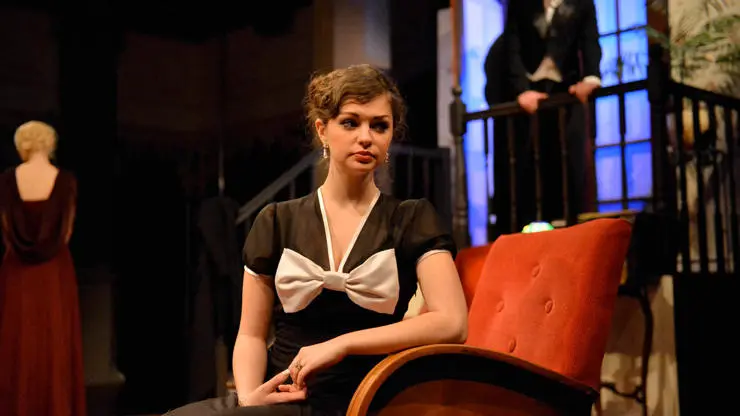 Sarah George as Betty in J B Priestley's Dangerous Corner