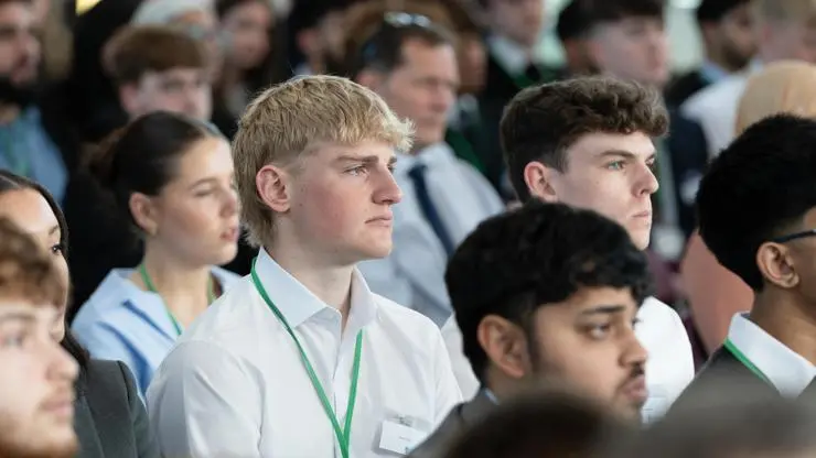 A crowd of learners at the SPARK event.