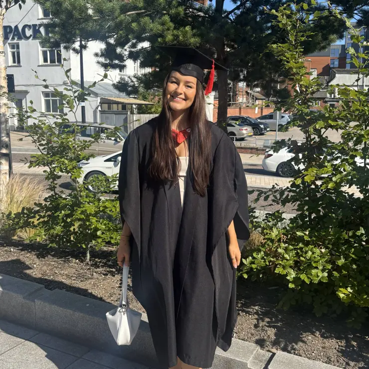 Gabrielle at her graduation