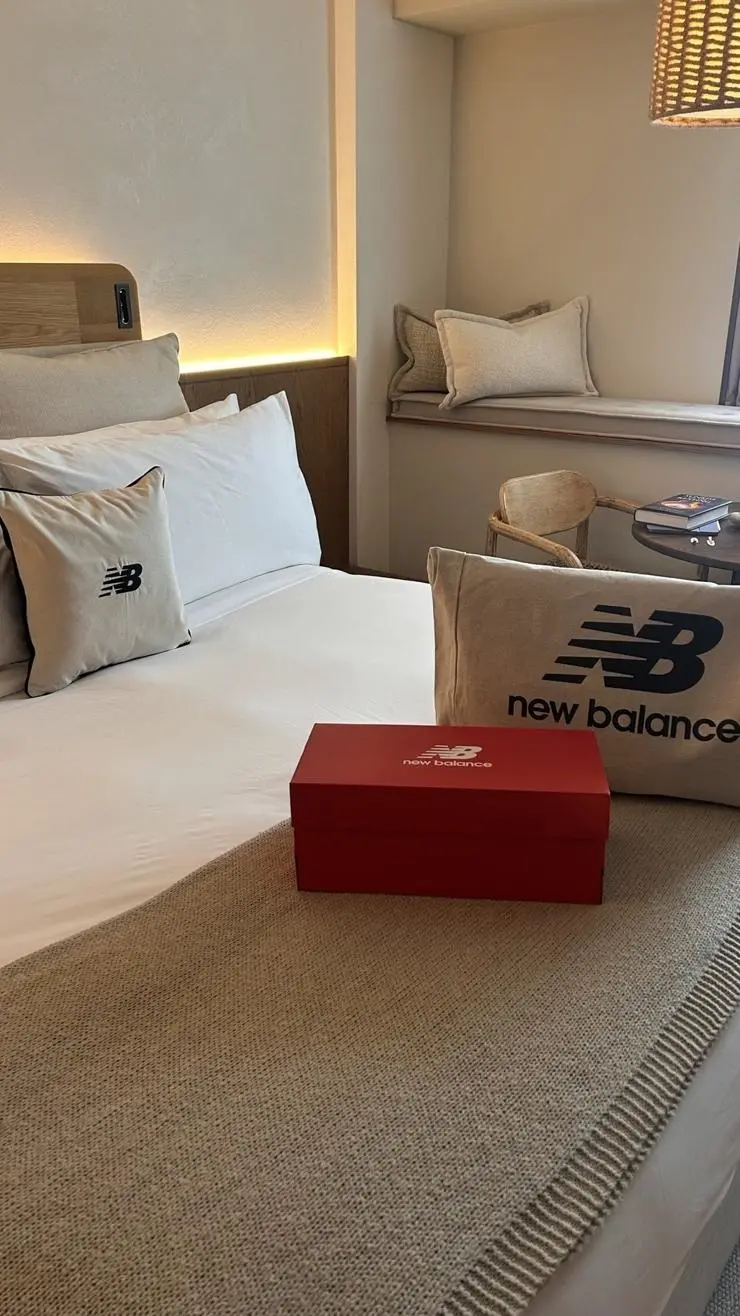 London Marathon gifting set up.
