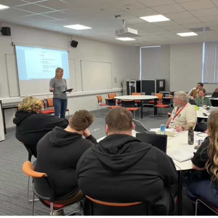 Alison Hunt, TV Continuing Drama Script Editor delivers a script editing and story researcher workshop to final year BA (Hons) Screenwriting with Film, Television & Radio and MA Scriptwriting  students.