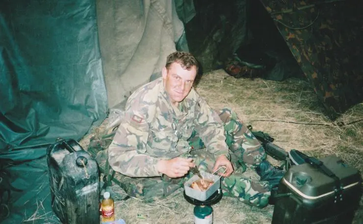 Daniel Fort during his time in the army