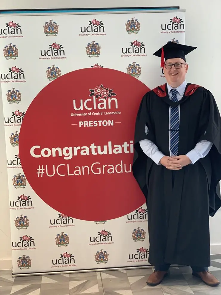 David Lightfoot at his undergraduate graduation