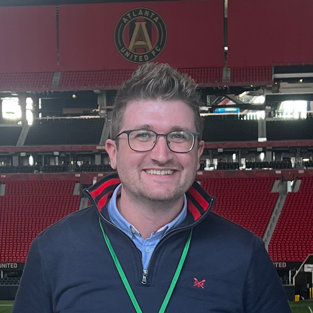 Mike Dunne in the Atlanta Stadium