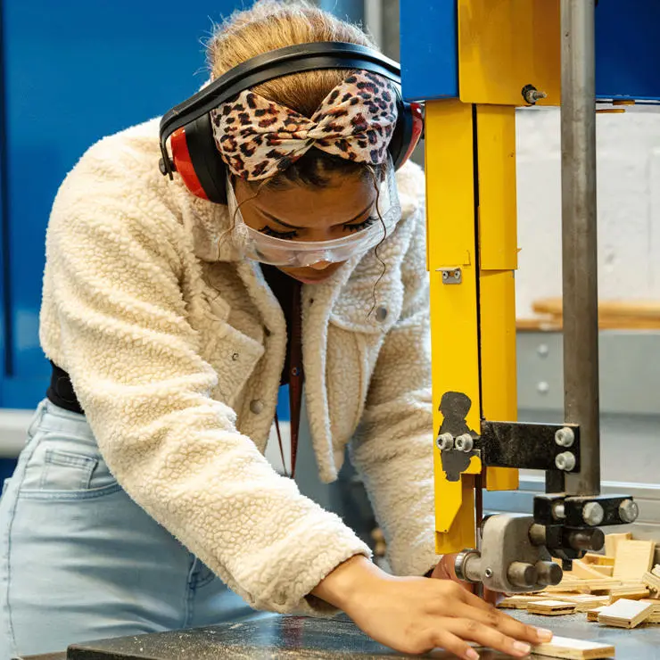 You will also be able to use a variety of different machinery.
