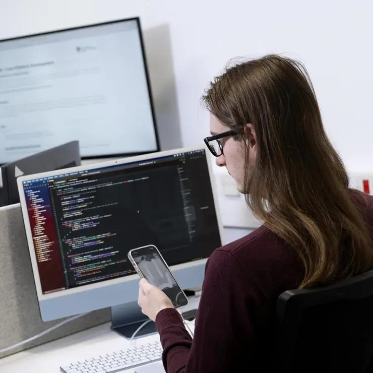 Student developing mobile applications for native and cross-platform development.
