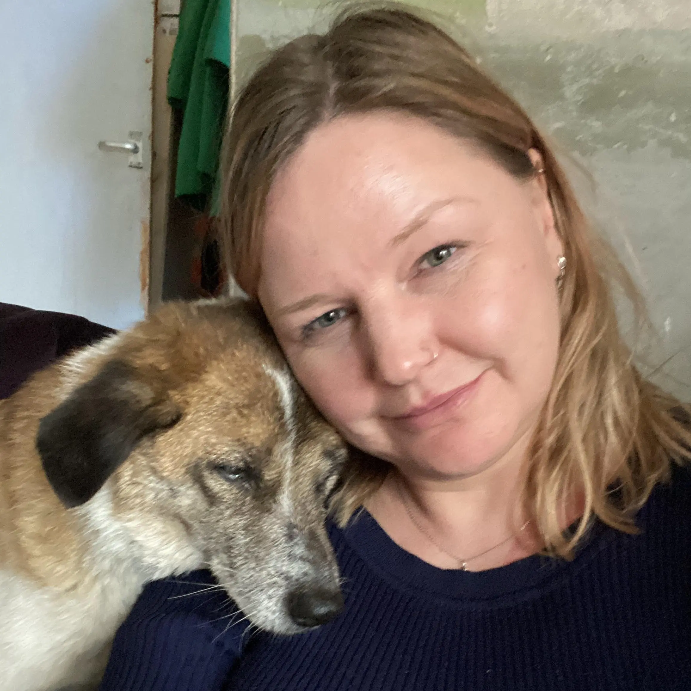 Dean of the Vet School with their pet dog