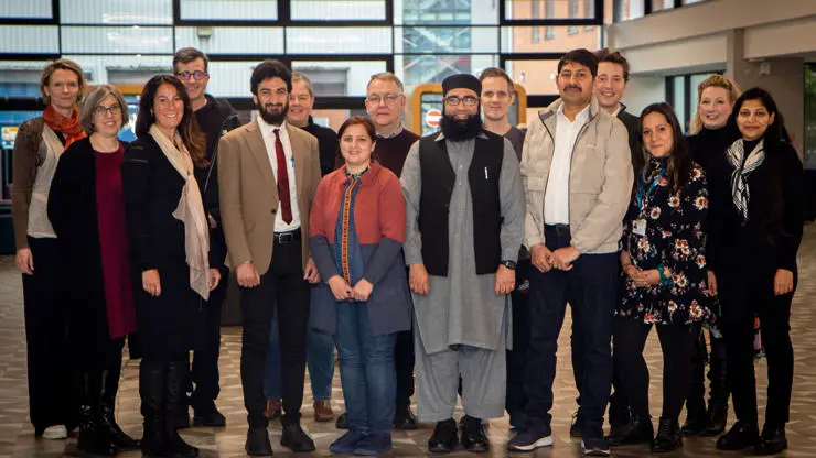 BIZIFED2 team photo: Back row, left to right: Victoria Moran, Martin Broadley, Louise Ander, Murray Lark, Jonathan Sinclair, Edward Joy, Anna Brazier. Front row, left to right: Liz Bailey, Nicola Lowe, Babar Shahzad, Sadia Fatima, Usman Mahboob, Munir Zia, Marena Ceballos Rasgado, Swarnim Gupta.