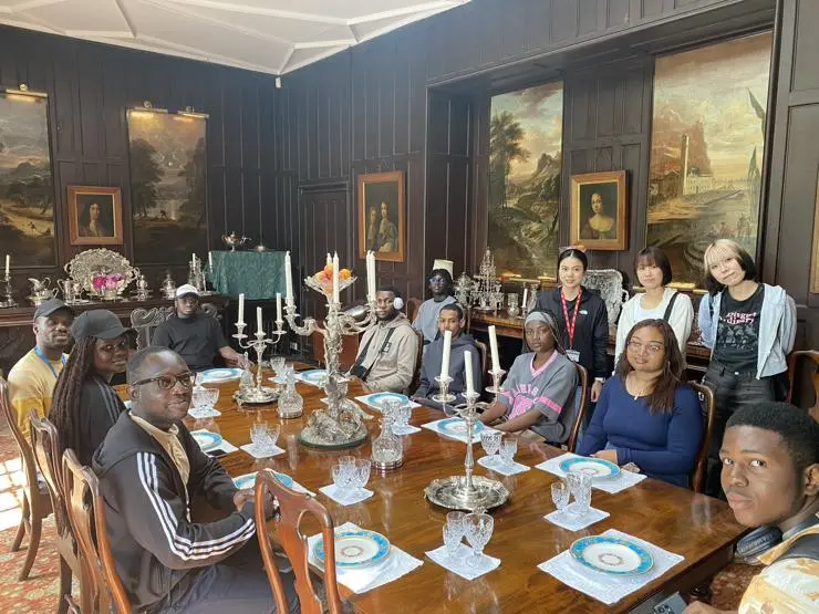 Afternoon tea at Leighton Hall