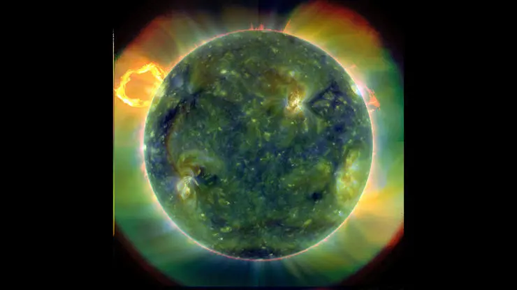 Render of a star