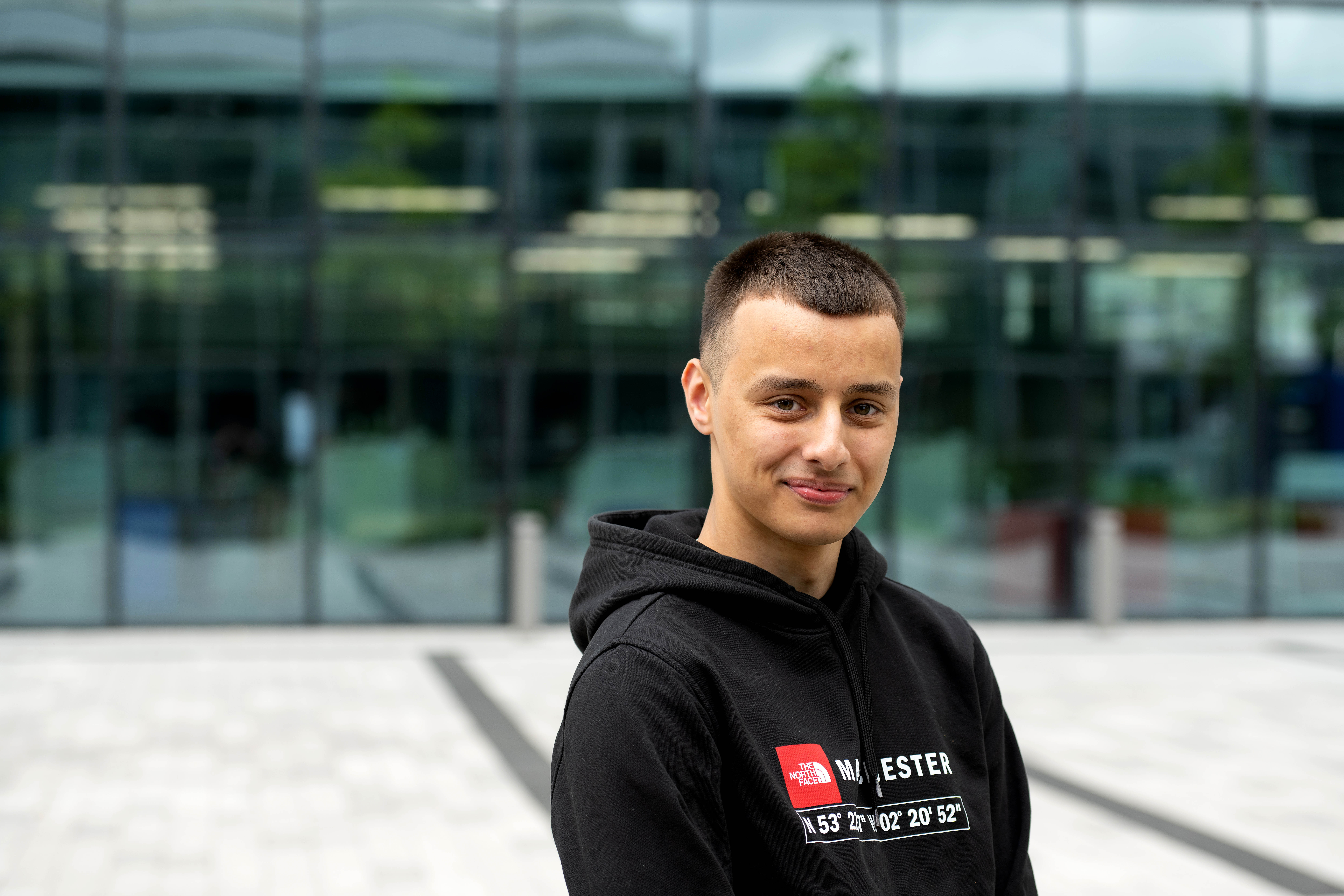 Daniel Gurgee posing for picture