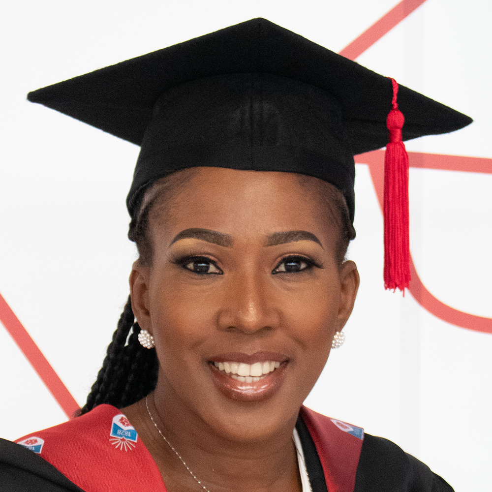 Partner graduate student Blessing Uwa Okundolor