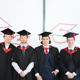 Futureworks graduate students Luke, Matthew, Jack and Igor on their graduation day.