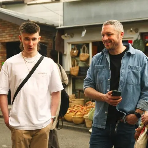 Cian Tierney & Matt Harper (course leader) in Tokyo