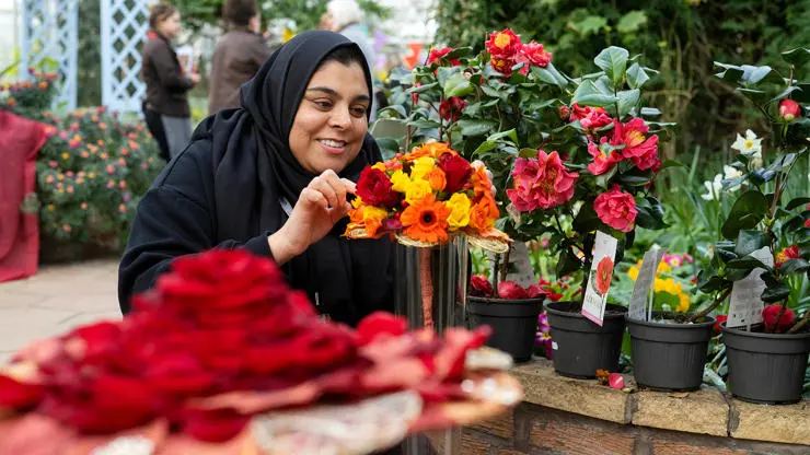 Floristry student