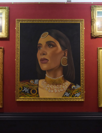 A portrait from Azraa's 'Unapologetic' exhibition