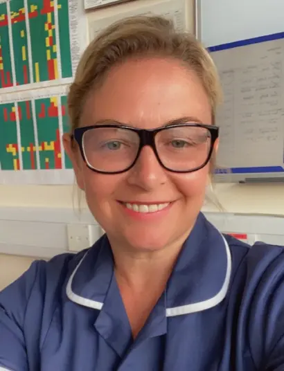 Christine Roberts, FdA Health and Social Care andBSc (Hons) Nursing with Registered Nurse (Adult) graduate