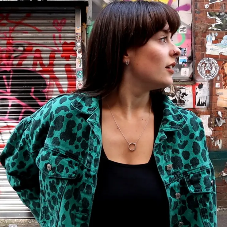 Giorgia at a photoshoot for her new music single