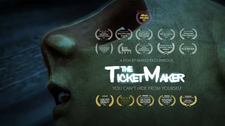 Stills from Mario's work for the Ticket Maker
