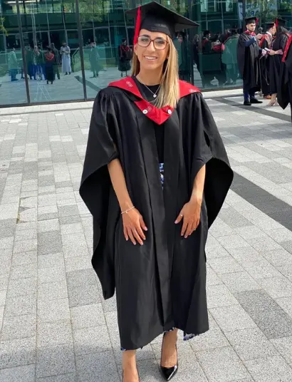 Rebecca Large, BSc (Hons) Biomedical Science graduate