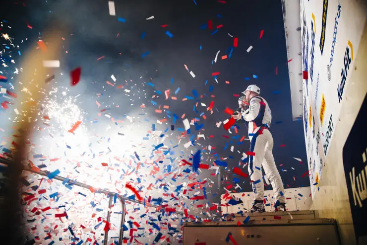 Motorsports celebration, taken by Stephen Fisher