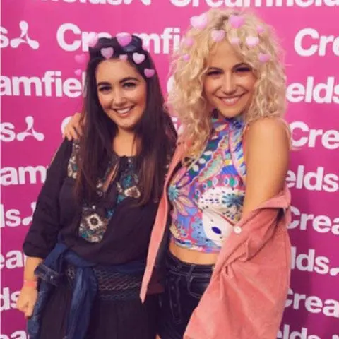 Ellen Kirwin, Breaking News Editor at the Liverpool Echo, with Pixie Lott.