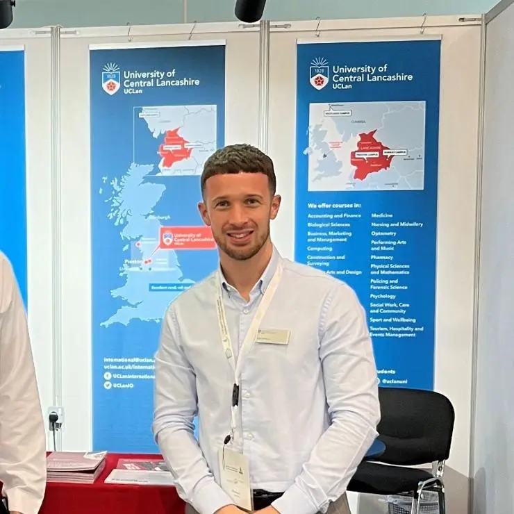Tom Williams, International Officer at UCLan
