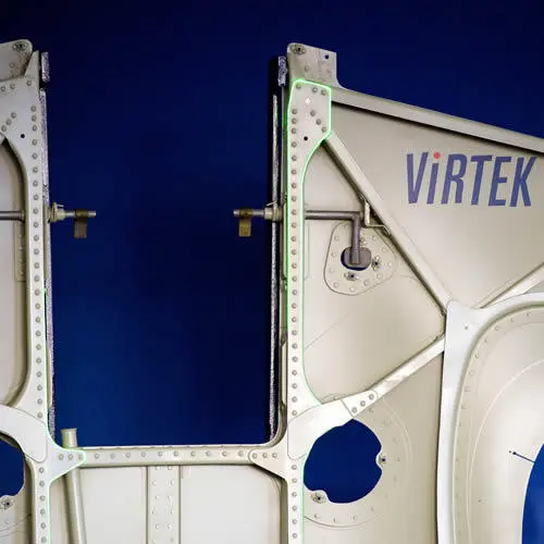 Virtek's laser machine