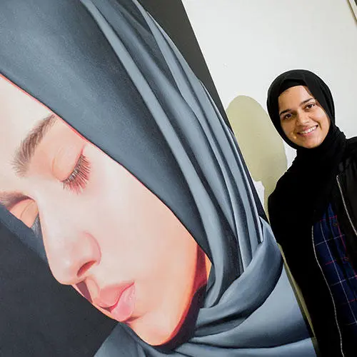 Azraa Motal at the Lancashire Arts Festival