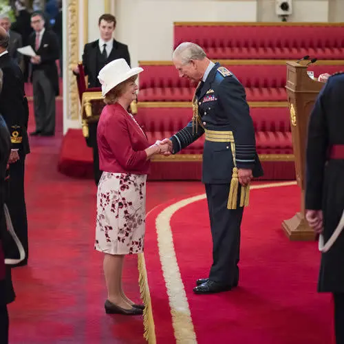 Professor Caroline Watkins and the Prince of Wales