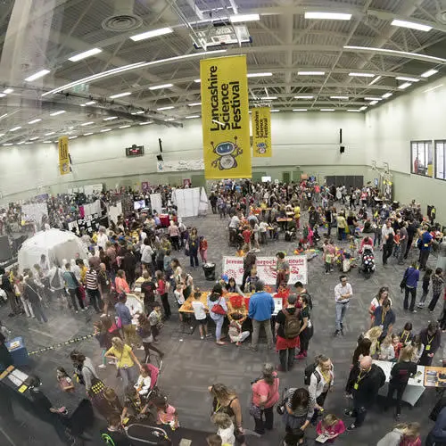 The Science Showfloor in full swing