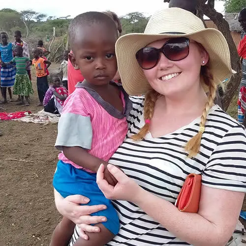 UCLan Health student on Maasai visit