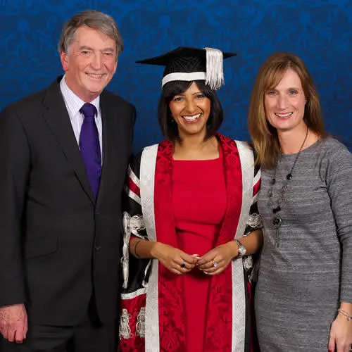 Gordon Burns, Ranvir Singh and Annabel Tiffin