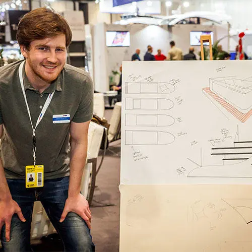 Final year product design student Thomas Scowcroft