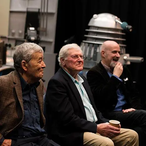 Edward de Souza, Peter Purves and Nicholas Briggs