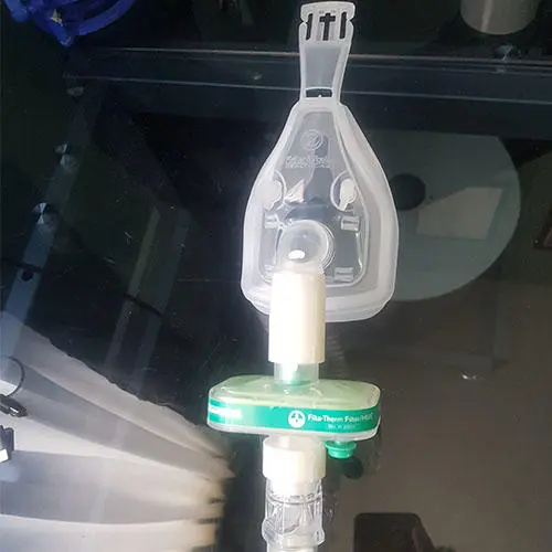 A breathing mask created by UCLan academics