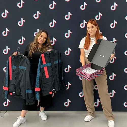 L-R Chelsea Barker and Bethany Redhead