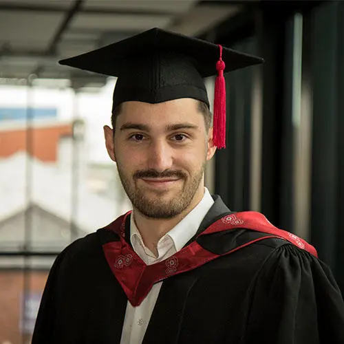 New BSc (Hons) Computing graduate Wolfgang Vitzhum
