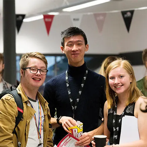 Some of the new starters enjoying Burnley Welcome Event