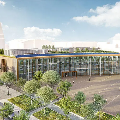 View of Student Centre and Square from EIC