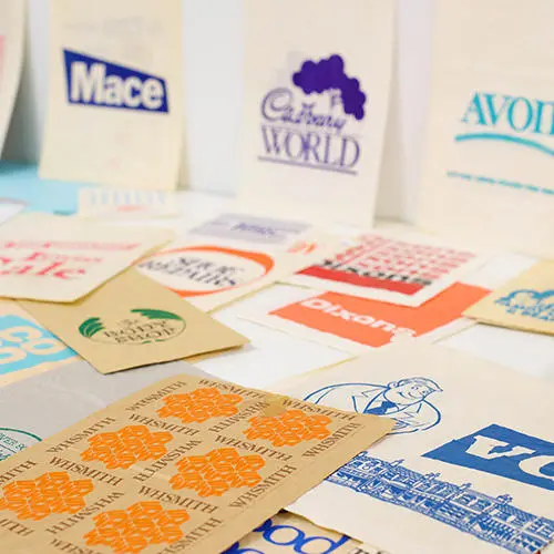 Retro packaging from the exhibition