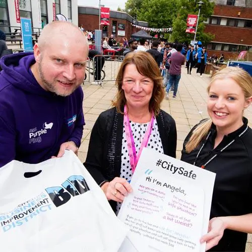 Mike Pixton, Janet Maiden and Jen Coll