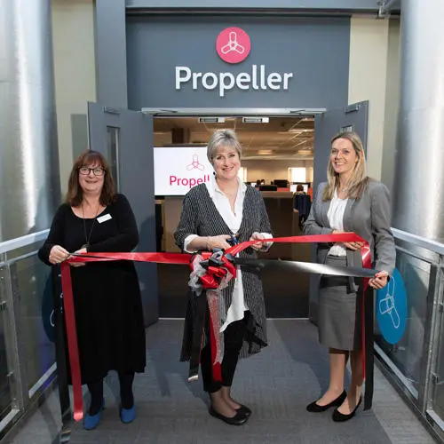 Anne Newman, Liz Bromley and Professor Sue Smith