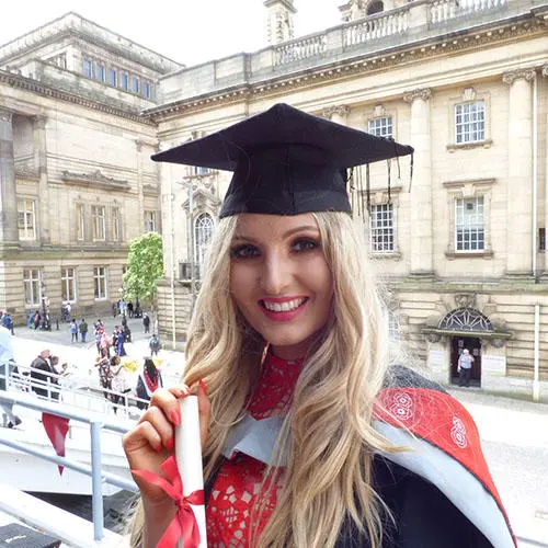 Olivia Green at her graduation