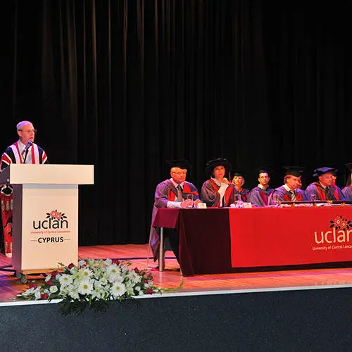 The University’s Vice-Chancellor, Professor Mike Thomas, attended the ceremony.