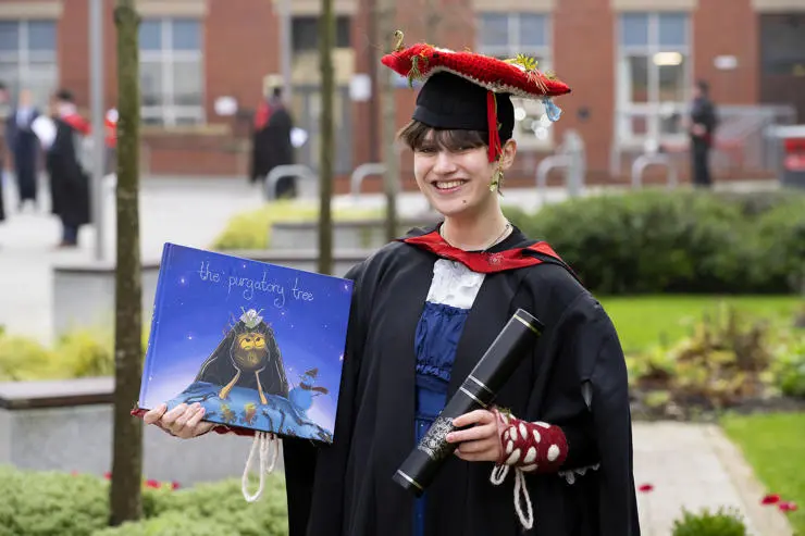 Bee at her graduation ceremony