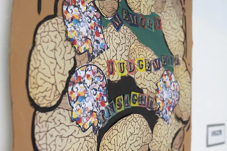 Work from the Being Human exhibition